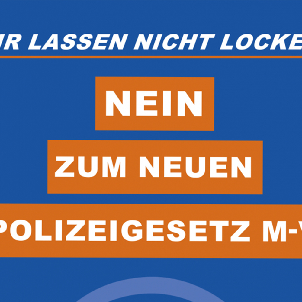 Beitragsbild: Demonstration gegen neue Polizeigesetze Wir lassen nicht locker!