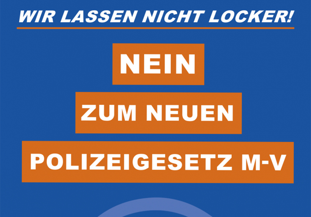 Beitragsbild: Demonstration gegen neue Polizeigesetze Wir lassen nicht locker!