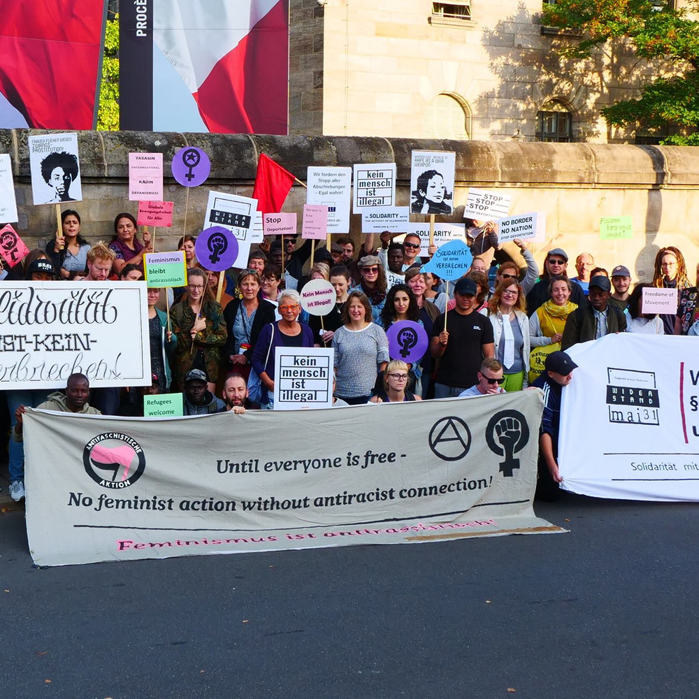 Beitragsbild: Solidarische Prozessbegleitung 31. Mai - Gegen Abschiebungen