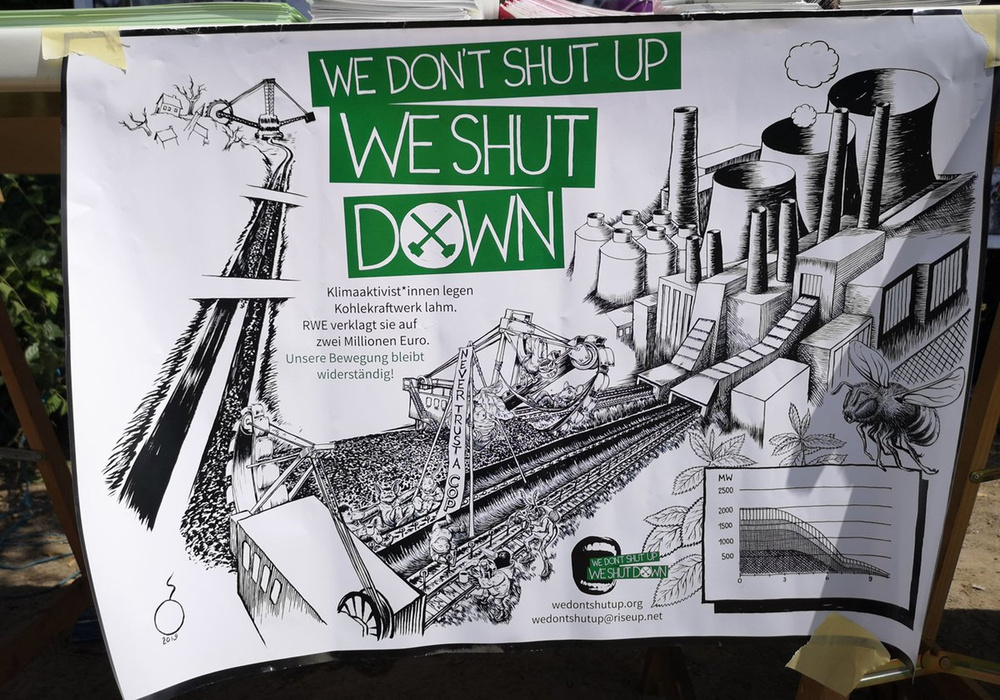 Beitragsbild: We don‘t shut up! Repression gegen Klimablockade