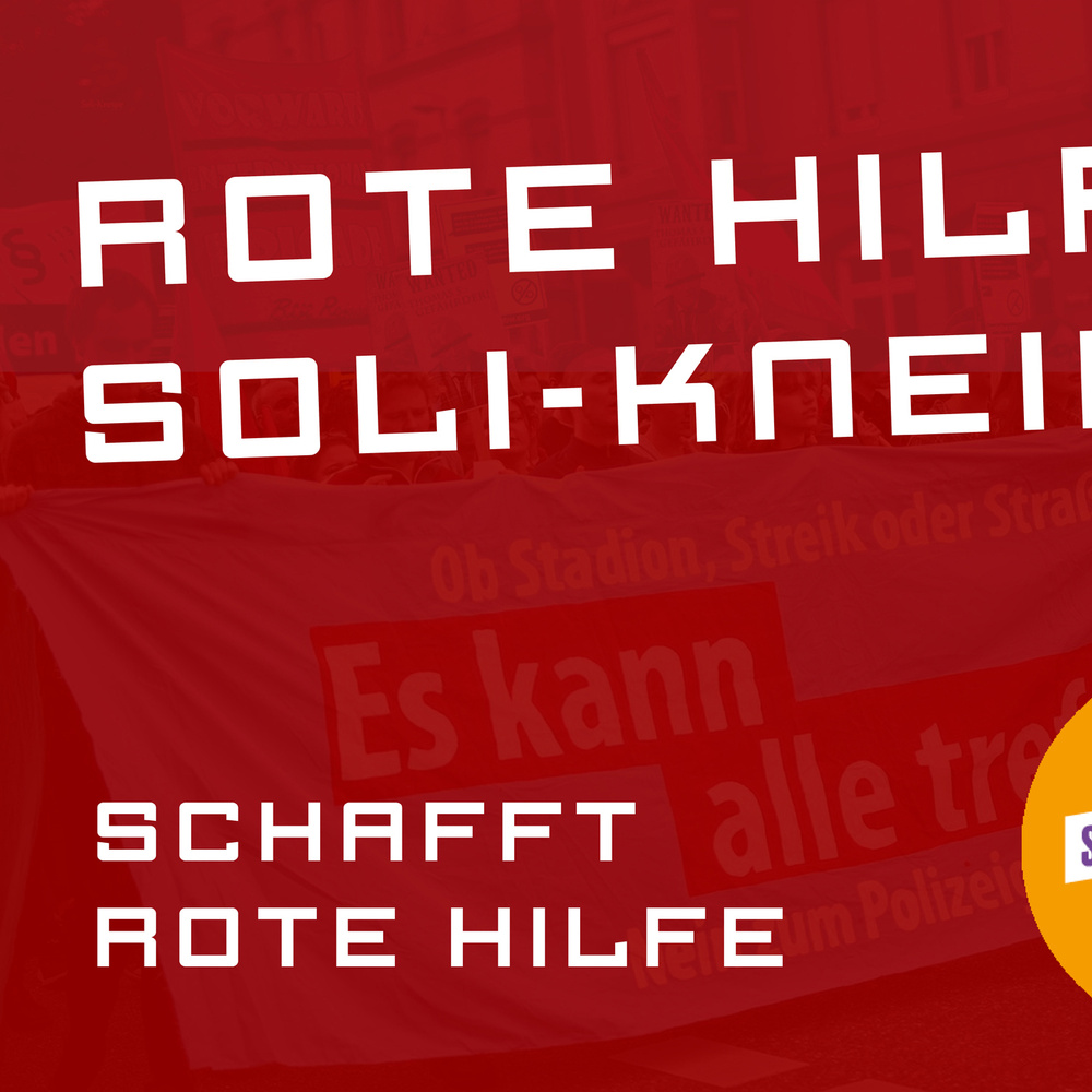 Beitragsbild: Rote Hilfe Solikneipe