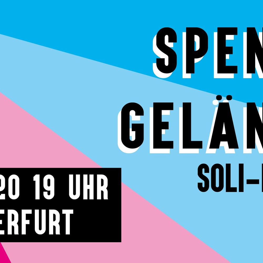 Beitragsbild: Soli-Party Spende Gelände