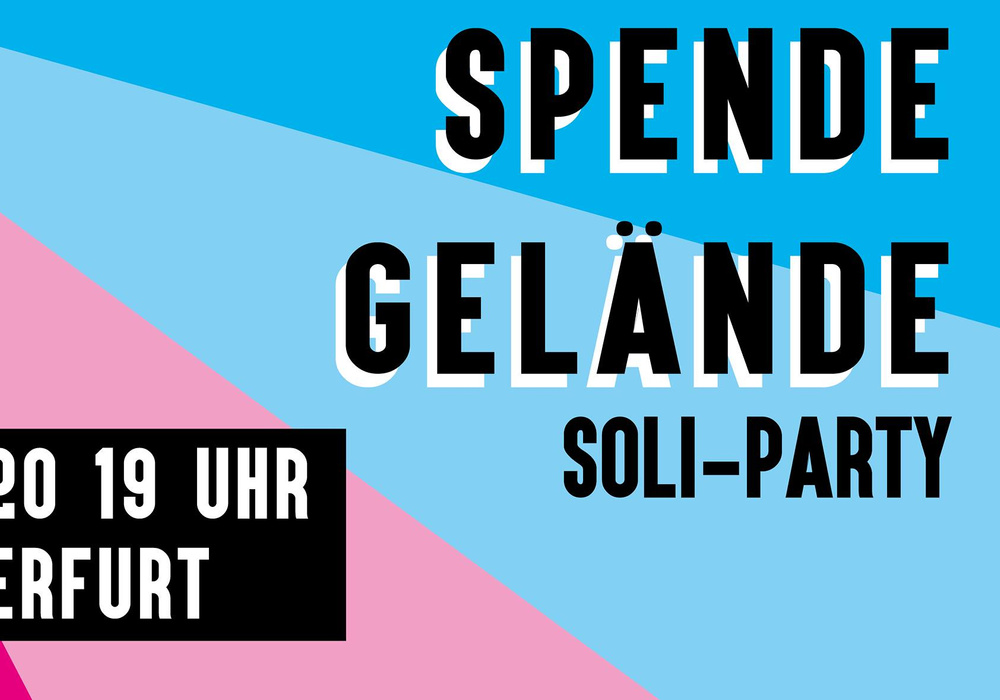 Beitragsbild: Soli-Party Spende Gelände