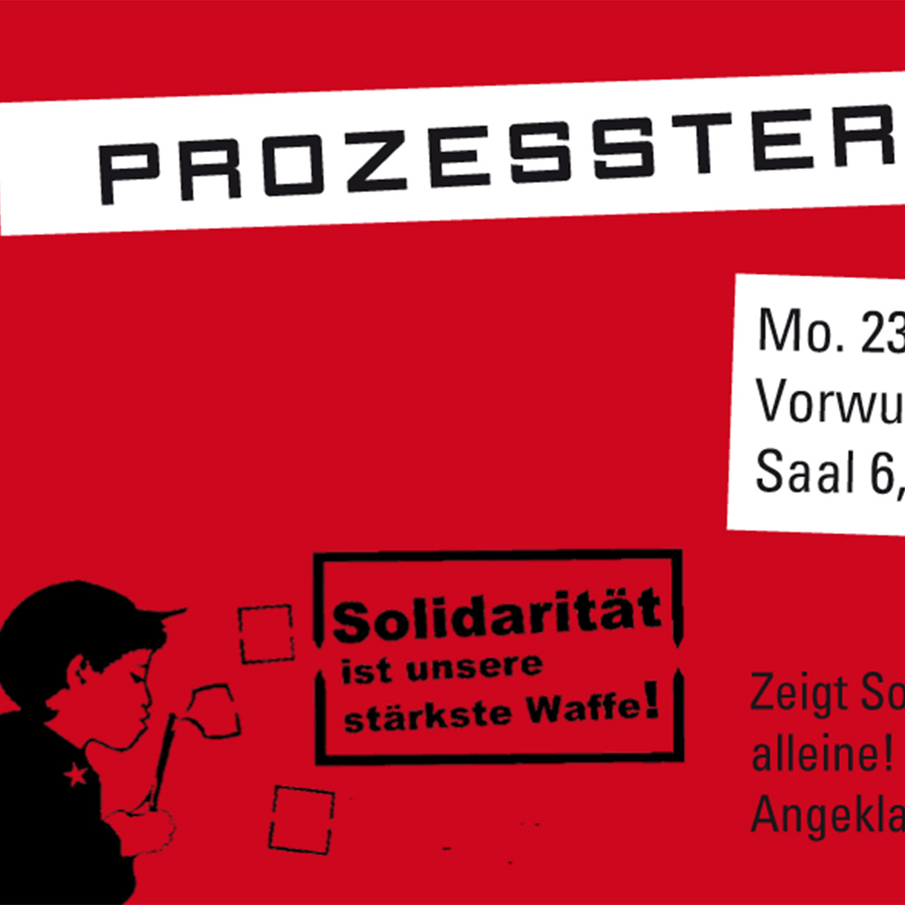 Beitragsbild: Solidarität ist eine Waffe! Frankfurter Prozesse gegen Antifaschisten
